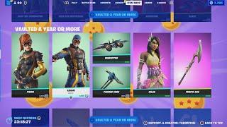 The VAULTED A YEAR OR MORE Tab Is LYING...  (Rare Fortnite Skins)