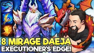 8 Mirage Daeja - Executioner's Edge Insane Bonus Crit Damage!! | TFT Dragonlands | Teamfight Tactics