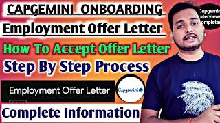 Capgemini Start Sending Offer Letter To All Candidates | 26 Dec'24 Joining | Interview Results | LOI