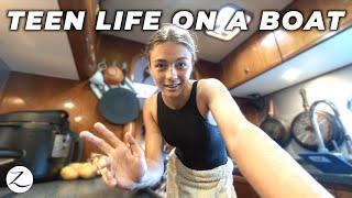 A Day in MY LIFE (16 yrs old, living on a sailboat) Ep 261