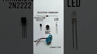 Music Reactive LED using 2N2222 transistor.