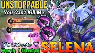 Unstoppable Roamer Selena 4,400+ Matches - Top 1 Global Selena by Yt: Celeste  - Mobile Legends