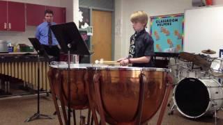 Timpani (Kettledrums) solo.