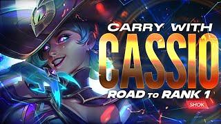 HOW TO CARRY SOLO QUEUE WITH CASSIOPEIA - ROAD TO RANK 1