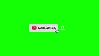 Green Screen Subscribe Button (No Copyright)