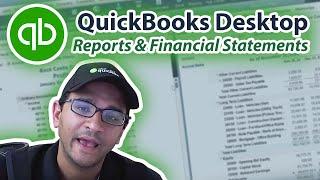 QuickBooks Desktop Tutorial: Reports Basics & Financial Statement Analysis