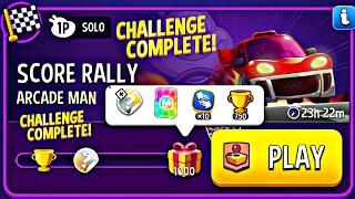 Arcade Man Score Rally Solo Challenge | Match Masters Solo Challenge Today