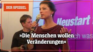 Sahra Wagenknecht über BSW-Erfolg | DER SPIEGEL