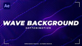 Abstract Wave Background in After Effects - After Effects Tutorial