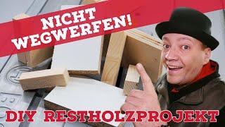 Vom Restholz zum DIY Werkstattzgadget - Restholz nachhaltig und praktisch weiternutzen.