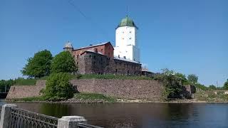 Выборг. Май. Замок. Набережная  / Vyborg. May. Castle. Promenade.