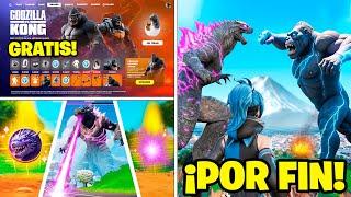 ¡TODO LO NUEVO DE LA ACTUALIZACIÓN 33.20 de FORTNITE! (GODZILLA Y KONG, MINI PASE GRATIS y MÁS!) 