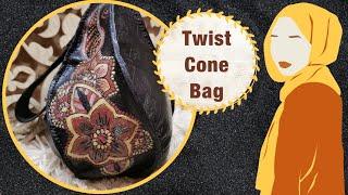 طريقة عمل twist cone bag