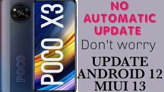 This Poco X3 NFC Update Fixes Issues with Android 12 ||  #Miui 13 in poco x3