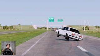 Afto Qəzalar Lotu Şəmi Vaz 2106 Aftoşluq Etdi | BeamNG.Driver | Maşın #malikbedelov