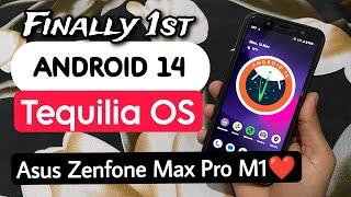 Android 14 Tequilia OS Rom For Asus Zenfone Max Pro M1. Install Android 14 Rom On Asus Max Pro M1