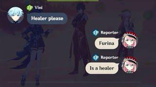 When you don't know Furina is a healer in coop...