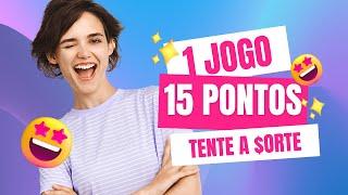 Como acertar 15 pontos com 1 jogo apenas.