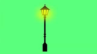Street Lamp - Green Screen