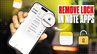 How to Remove Lock from Notes on iPhone | Unlock and Access Locked Notes