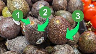 How to choose a ripe avocado | How to pick a ripe avocado