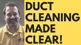 How Does DUCT CLEANING Work? (Duct Cleaning Demonstration Plus How to Spot a Scam)