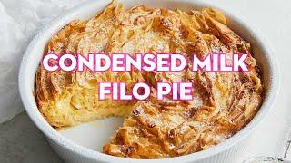 Pie filo puding susu kental manis | rasa.com.au