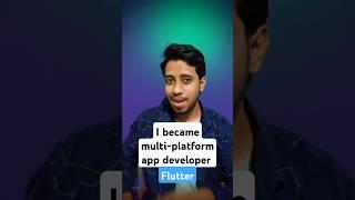 I became multi-platform app developer. Thanks to Flutter. #flutter #flutterdev #dart #programmer