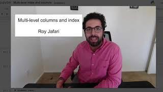Pandas DaraFrame Multi level columns and index