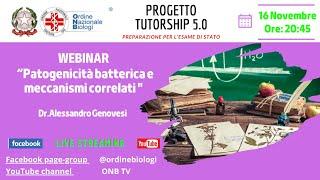 Webinar: “Patogenicità batterica e meccanismi correlati”