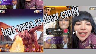 dinar candy rela win nya runtuh demi naikin luna maya|| live tiktok