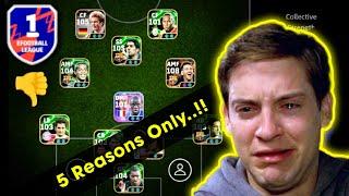 5 Reasons Why You Always Lose  But You Have A Good Team  eFootball 2025 Mobile !!