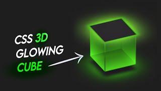 Ambient Light Effects | CSS 3d Glowing Cube Animation Effects | HTML CSS