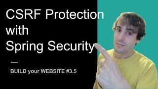 The CSRF Protection with Spring Security | Spring Boot Backend #3.5