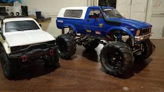 Mini mud truck insanely upgraded Wpl c24. Motor+metal