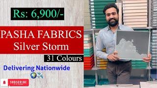 Pasha fabrics || Silver Storm | brightest latha in the world | latest colour scheme #nasirfabrics