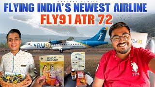 Bengaluru to Sindhudurg | Flying INDIA's NEWEST Airline | FLY91 ATR 72 REVIEW