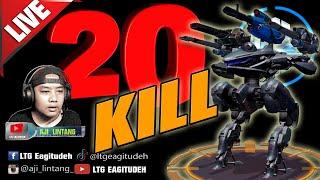 [WR] CRISIS 20 KILL  #live War Robots PVP Multiplayer gameplay Indonesia #f2p