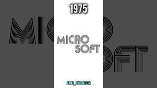 Evolution of Microsoft Logo | 1975 ~ 2024 #microsoft #evolution