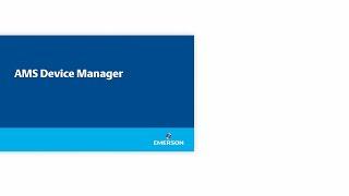 AMS Device Manager