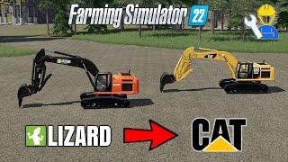 FS Next Modder  Lizard 320 Excavator To CAT 325D L  Farming Simulator 22