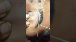 Eyebrows threading tutorial//eyebrows threading tutorial