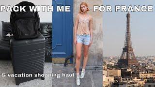 pack with me for paris & south of france! & vacation shopping haul