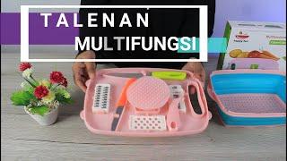 Talenan Multifungsi - Multifuntion Folding Cutting Board Happy Fun Set