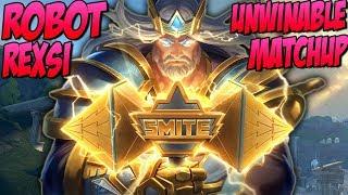 ROBOT REXSI VS AN UNWINNABLE MATCHUP?! THOR PLAYS! - GrandMasters Ranked Duel - SMITE