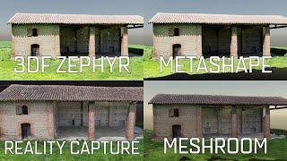 Which photogrammetry tool is the best ? (3DF Zephyr, Metashape, Reality Capture, Meshroom)