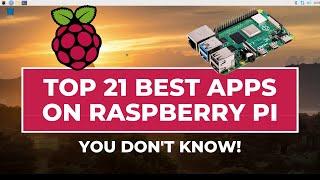 21 Awesome Apps on Raspberry Pi OS That You Might Not Know!