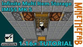 The smallest Infinite Multi Item Storage in Minecraft - IMISS MK 5