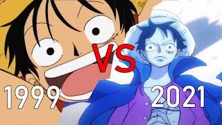 One Piece animation comparison (1999-2021)