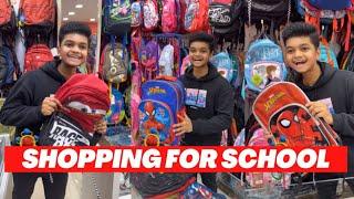 Raagu does shopping for his school.. #squawkrahulraj